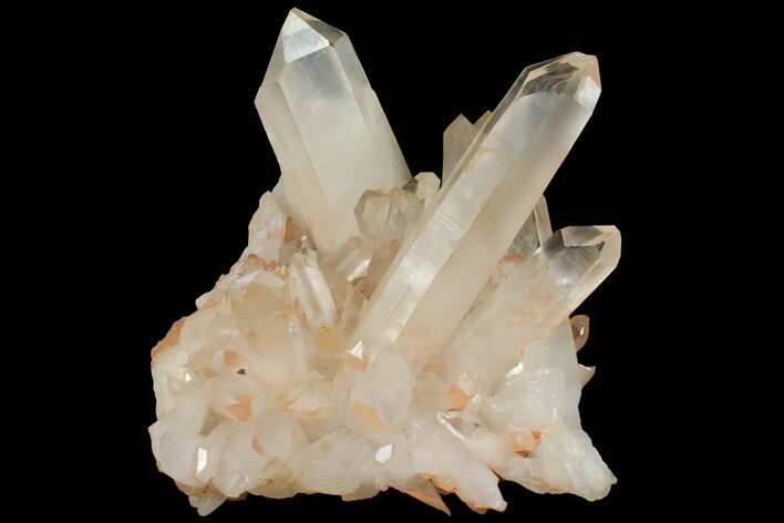 Tangerine Quartz Crystal Cluster - Madagascar #112808